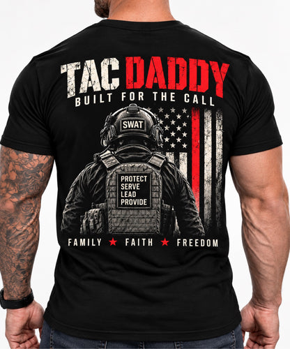 Tac Daddy "Built for the Call" Tee - back
